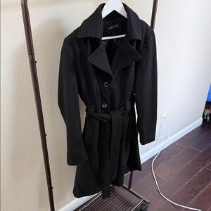 Lane Bryant Classic Black Trench Coat
